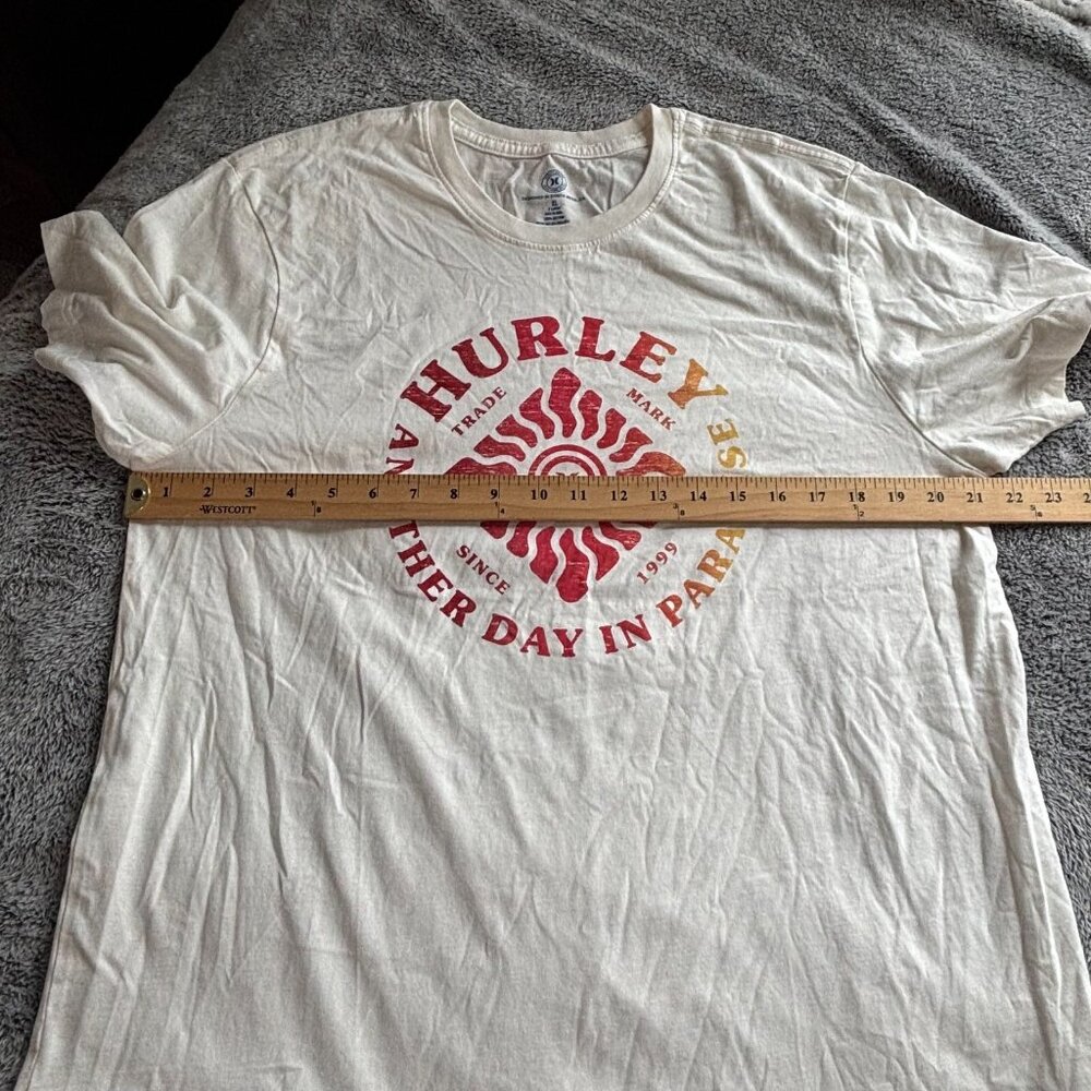 Hurley Mens Shirt Size XL Another Day in Paradise Crew Neck Cotton Y2K 18197x - Picture 5 of 6